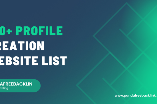 free profile creation sites